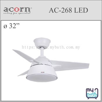 Acorn AC-268 LED 32" Ceiling Fan - White