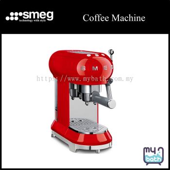 Smeg ECF01RD Espresso Coffee Machine - Red