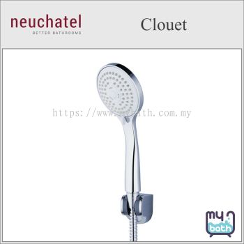 Neuchatel SWSSCLT000CM Clouet 3-Jets Massage Hand Shower Set