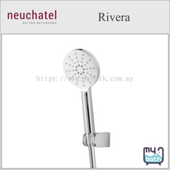 Neuchatel SWSSRVR000CM Rivera 3-Jets Massage Hand Shower Set