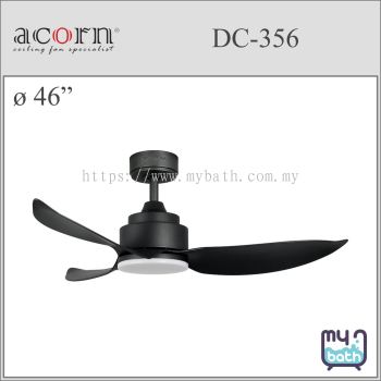 Acorn DC-356 NL / LED 46" Ceiling Fan - Coffee