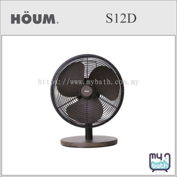 Houm S12D 12" Fan Size 3 Blade Style Series Table Fan