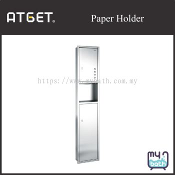 Atget TD-8334S Stainless Steel Paper Towel Dispenser with Waste Receptacle