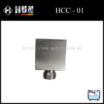 HUN HSC-01 SHOWER CONNECTOR SATIN (SQUARE)