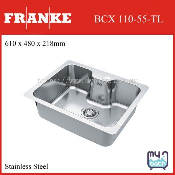 Franke BCX 110-55-TL Stainless Steel Sink