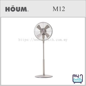 Houm M12 12" Fan Size Metal Series Stand Fan