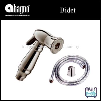 Abagno AR-160BR ABS Hand Bidet Spray Set with Dual Spray - Bronze