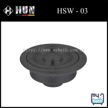 HUN NSW - 03 Waste Strainer With Stainless Steel 304 114mm -(Nano Black)