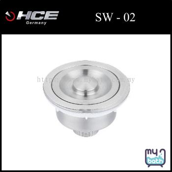 HCE SW-02 Stainless Steel Sink Basin Waste 114mm