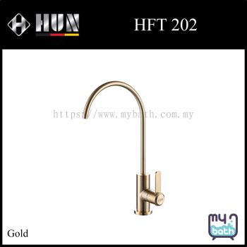 HUN HFT 202 Stainless Steel Filter Tap - Gold