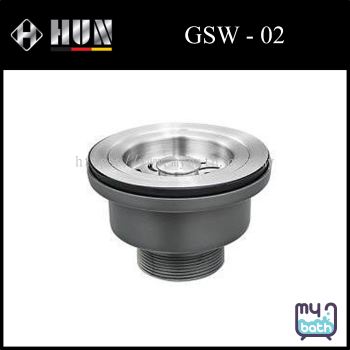 HUN GSW - 02 114mm Waste Strainer With Stainless Steel 304