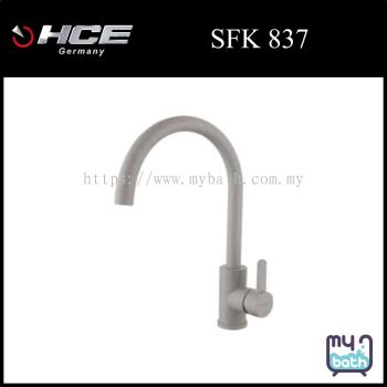 HCE SFK 837 Stainless Steel Pillar Sink Tap - Volcano