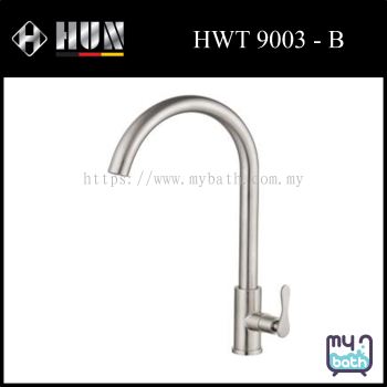 HUN HWT 9003-B Stainless Steel Pillar Sink Tap