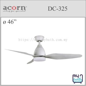 Acorn DC-MS325 NL / LED 46" Ceiling Fan - Wood Light Grey