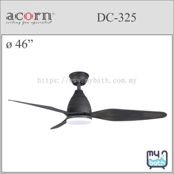 Acorn DC-MS325 NL / LED 46" Ceiling Fan - Wood Dark Grey