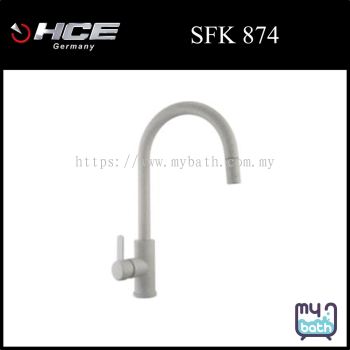 HCE SFK 874 Stainless Steel Kitchen Sink Mixer with Pull-Out Spray - Greenland