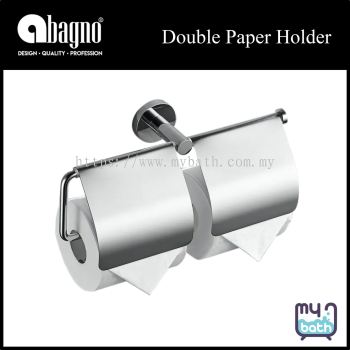 Abagno PH-286-BP Stainless Steel Double Paper Holder