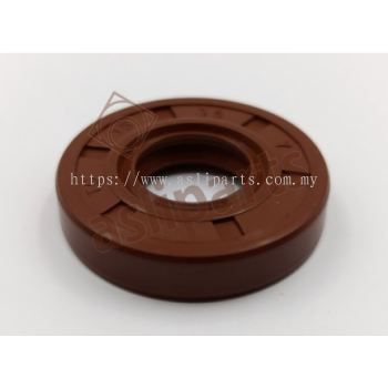 Aftermarket Oil Seal - TC 15x35x7 FKM Brown ( 15 x 35 x 7 )  / Heat Resistant