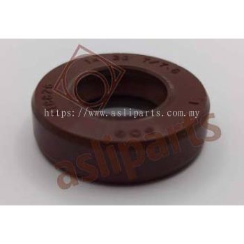 Aftermarket Oil Seal - TCV 14x26x7/7.5 FKM Brown ( 14 x 26 x 7 / 7.5 )  / Pressure / Heat Resistant