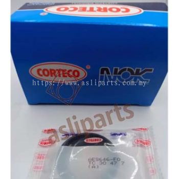 NOK Oil Seal - TC 30x47x7 NBR ( 30 x 47 x 7 ) Corteco / Japan / AES646F