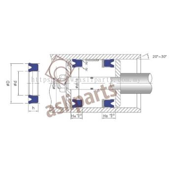 NOK / Aftermarket Hydraulic Seal - 18 x 26 x 5