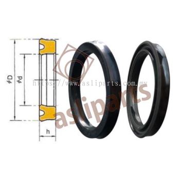 Aftermarket Hydraulic Seal - USH 14x22x5 NBR ( 14 x 22 x 5 ) Rod & Piston U-Ring / Symmetric U-Seal / UPH