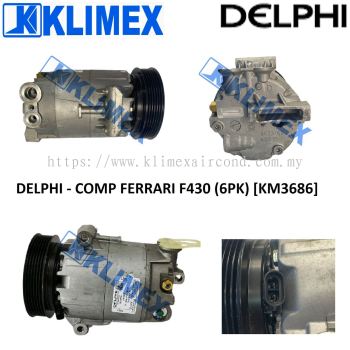 DELPHI - COMPRESSOR FERRARI F430 ( 6PK ) [ KM3686 ]