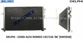 CONDENSER DELPHI - ALFA ROMEO 147 / 156 ' 06 ' [ KM5950 ]