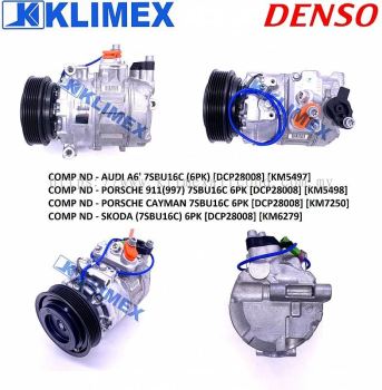 COMPRESSOR DENSO - AUDI ' A6 ' 7SBU16C ( 6PK ) [ DCP28008 ] [ KM5497 ]