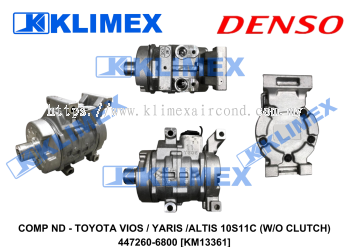 COMP ND - TOYOTA VIOS _ YARIS _ALTIS 10S11C (W_O CLUTCH) 447260-6800 [KM13361]