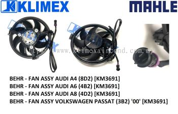 MAHLEBEHR - RADIATOR FAN MOTOR ASSY AUDI A4 ( 8D2 ) [ KM3691 ]