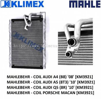 EVAPORATOR COOLING COIL MAHLEBEHR - AUDI A4 ( B8 ) ' 08 ' [ KM3921 ]