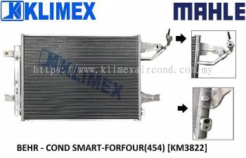 CONDENSER MAHLEBEHR - SMART-FORFOUR ( 454 ) [ KM3822 ]