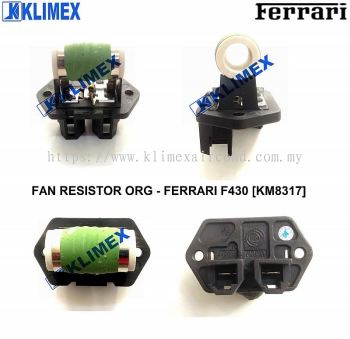 RESISTANCE REGULATOR COMPARMENT FAN ORIGINAL - FERRARI F360 / F430 / ENZO 2 PIN [ KM8317 ]