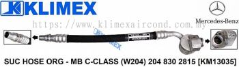 SUCTION HOSE AIRCOND PIPE ORIGINAL - MERCEDES BENZ C-CLASS ( W204 ) 204 830 2815 [ KM13035 ]