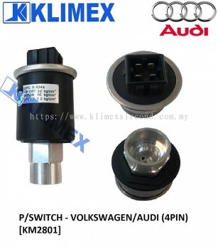 PRESSURE SWITCH WORLDCOOL - VOLKSWAGEN / AUDI ( 4PIN ) [ KM2801 ]