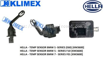 HELLA - TEMPERATURE SENSOR BMW 5 -SERIES ( E60 F10 F07 E61 E63 E64 F12 F13 F01 F02 F02 F04 ) [ KM3600 ]