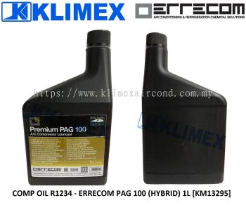 UNIVERSAL COMPRESSOR OIL R1234 - ERRECOM PAG 100 ( HYBRID ) 1 LITER [ KM13295 ]