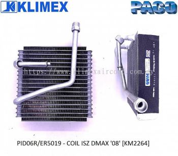 PID06R / ER5019 - EVAPORATOR COOLING COIL PACO ISUZU DMAX ' 08 ' [ KM2264 ]