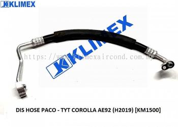 DISCHARGE AIRCOND PIPE HOSE PACO - TOYOTA COROLLA AE92 ( H2019 ) [ KM1500 ]