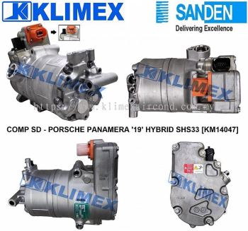 COMPRESSOR SANDEN - PORSCHE PANAMERA ' 19 ' HYBRID SHS33 [ KM14047 ]