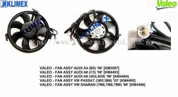 RADIATOR FAN MOTOR ASSY VALEO - AUDI A4 ' 98 ' ( B5 ) [ KM3567 ]