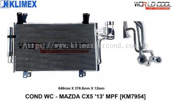 CONDENSER WORLDCOOL - MAZDA CX5 ' 13 ' MPF [ KM7954 ]