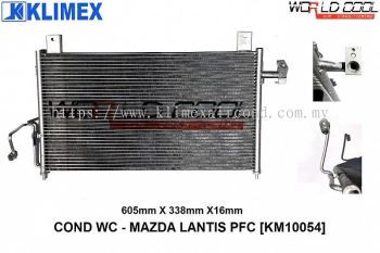 CONDENSER WORLDCOOL - MAZDA LANTIS PFC [ KM10054 ]