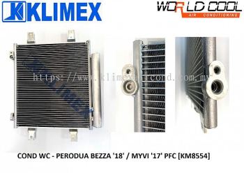 CONDENSER WORLDCOOL - PERODUA BEZZA ' 18 ' / MYVI ' 17 ' PFC [ KM8554 ]