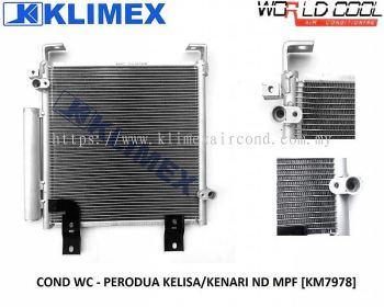 CONDENSER WORLDCOOL - PERODUA KELISA / KENARI ND MPF [ KM7978 ]