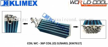 EVAPORATOR COOLING COIL WORLDCOOL - 36P COIL ( ORING ) DOUBLE BARREL [ KM7617 ]