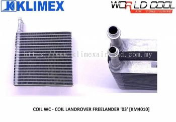 EVAPORATOR COOLING COIL WORLDCOOL - COIL LANDROVER FREELANDER ' 03 ' [ KM4010 ]