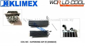 UNIVERSAL EVAPORATOR COOLING COIL WORLDCOOL - SUPERKING 32P ( FLARE ) [ KM6819 ]