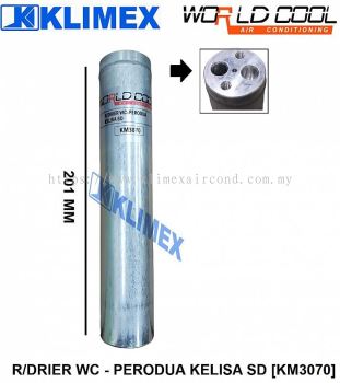 RECEIVER DRIER DRYER WORLDCOOL - PERODUA KELISA SANDEN [ KM3070 ]